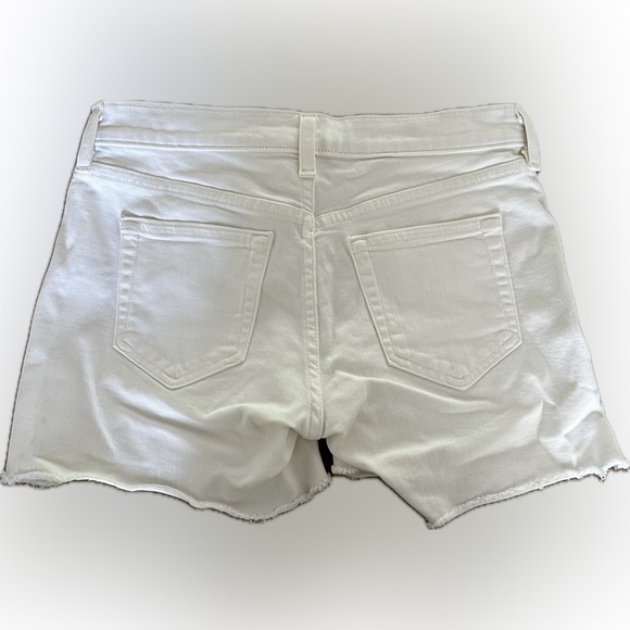 J Crew White Denim Shorts - Picture 2 of 3
